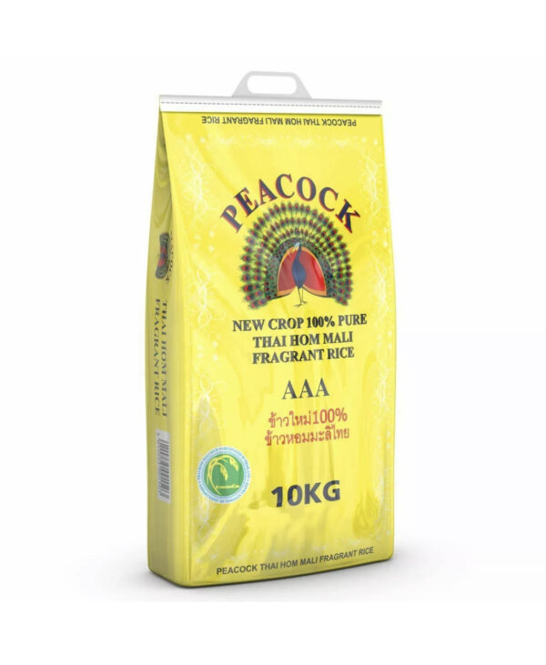 Peacock Thai Hom Mali Fragrance Rice 10kg