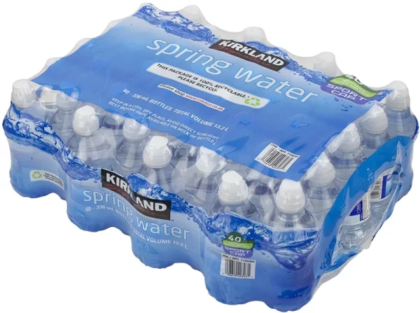 Kirkland Signature Natural Spring Water 40 × 500 mL