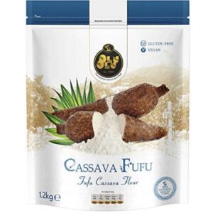 Olu Olu Cassava Fufu Flour, Vegan, 1.2kg