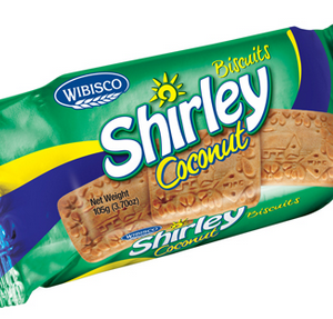 Shirley Biscuit Coconut Flavour 12 x 105g packs