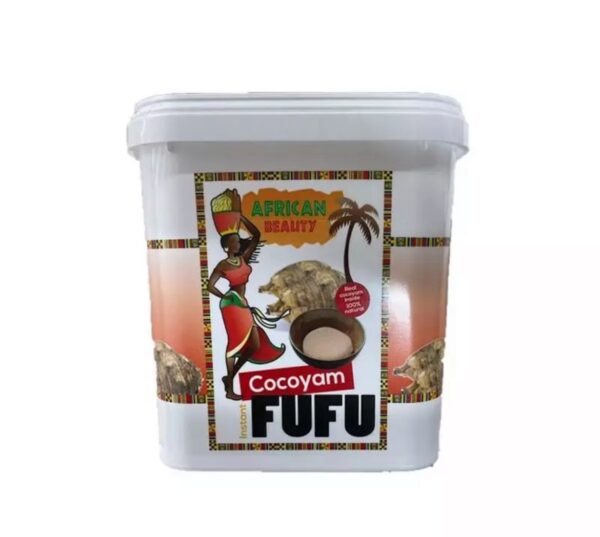 African Beauty Cocoyam Fufu Bucket 4kg