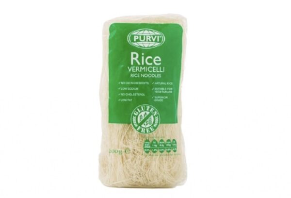 Purvi Rice Vermicelli Noodles (Gluten Free) - 200g