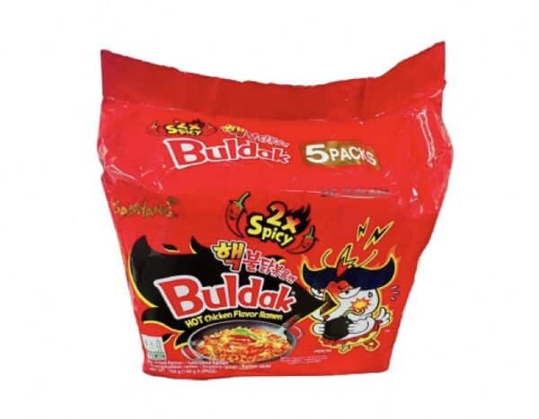 Samyang Hot Chicken Flavour Ramen/Buldak 700g (140g x 5 Packs)