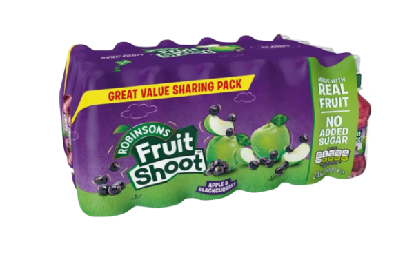 Robinsons Fruit Shoot Apple & Blackcurrant 24 x 200ml