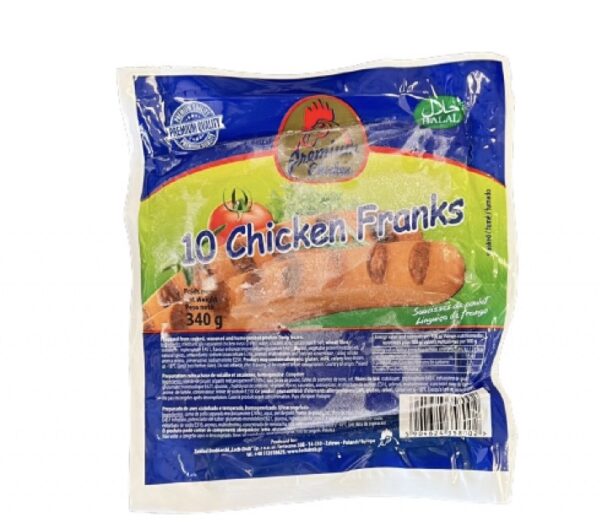 Chicken Franks Sausage (x10) 340g